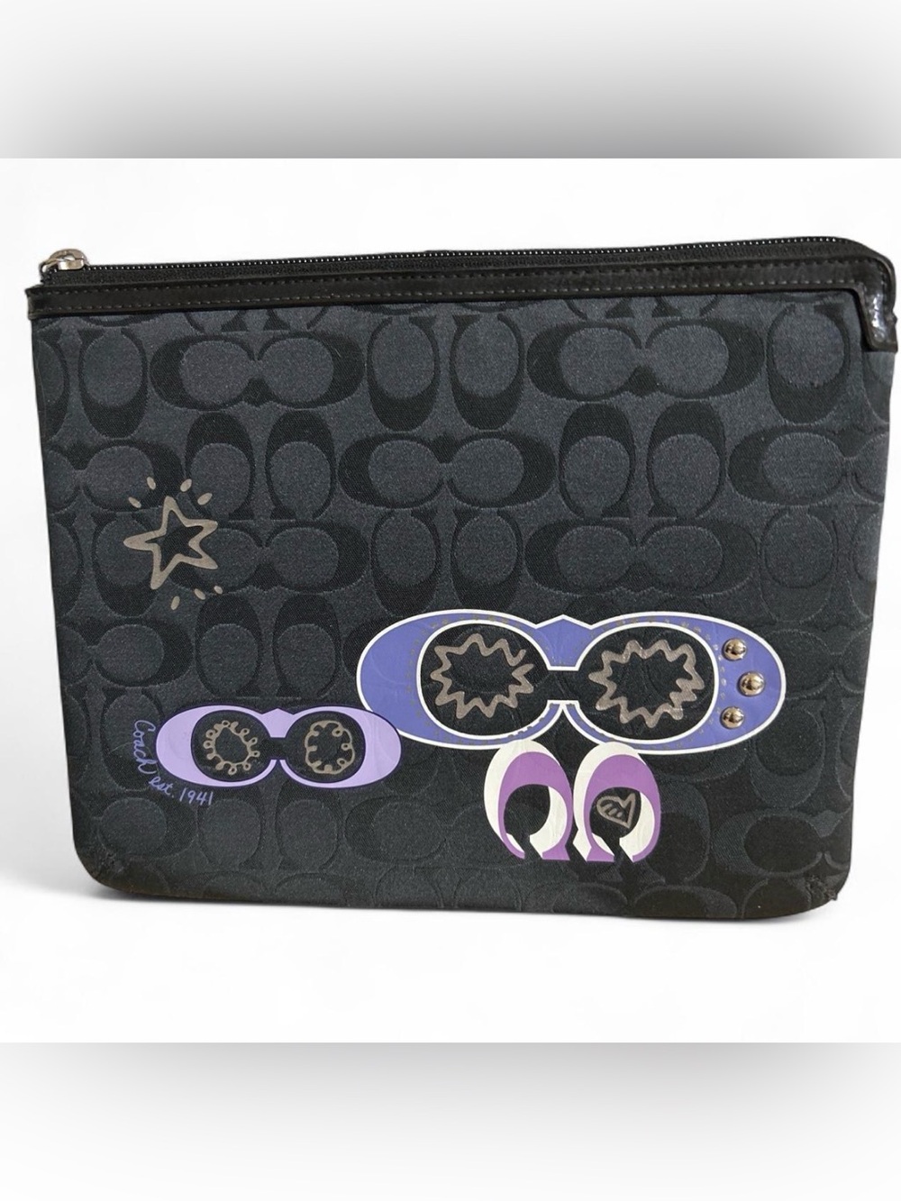 Coach Poppy Glam Appliquéd IPad Cover